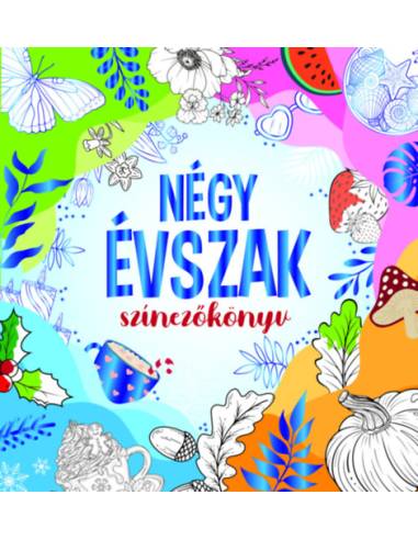 Négy évszak - színezőkönyv