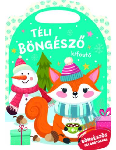 Téli böngésző - kifestő - böngészős feladatokkal