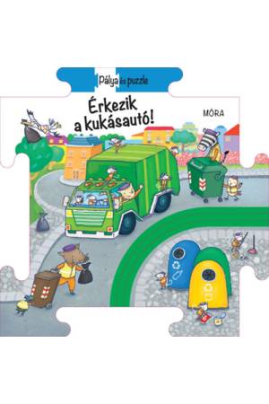 Puzzle és pálya - Érkezik a kukásautó