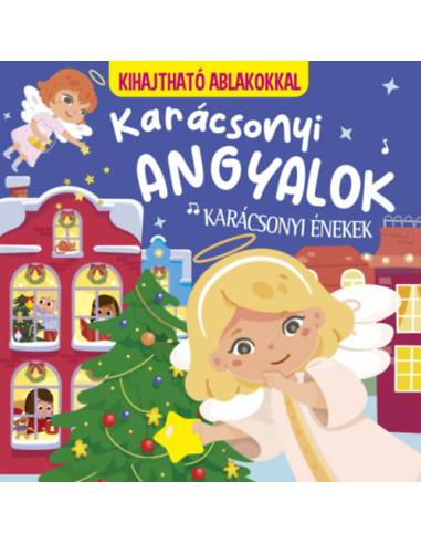 Karácsonyi angyalok - karácsonyi énekek - kihajtható ablakokkal