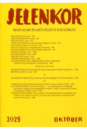 Jelenkor - Irodalmi és művészeti folyóirat - 2025. október