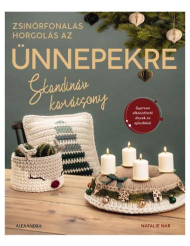 Skandináv karácsony - Zsinórfonalas horgolás az ünnepekre