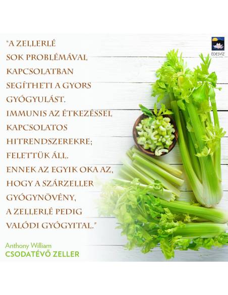 Csodatévő zeller - puhatáblás - Korunk legerősebb hatású gyógynövénye, amely világszerte millióknak hozta el a gyógyulást