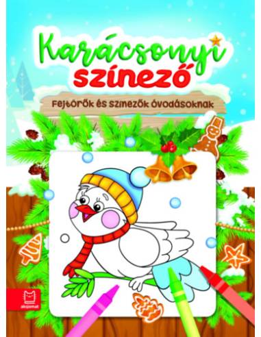 Karácsonyi színező - Fejtörők és színezők óvodásoknak