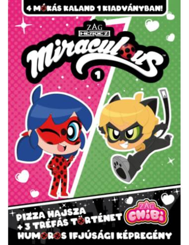 Miraculous Chibi 1. - Pizza hajsza + 3 tréfás történet