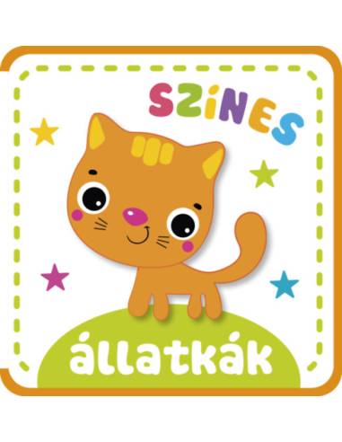 Színes állatkák - szivacskönyv