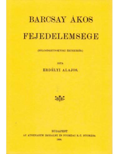 Barcsay Ákos fejedelemsége