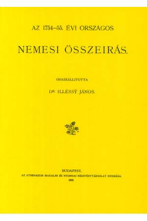 Az 1754-55. évi országos nemesi összeírás