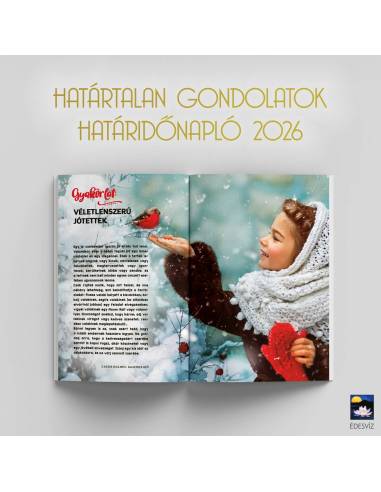 Határtalan gondolatok határidőnapló 2026