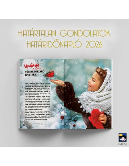 Határtalan gondolatok határidőnapló 2026
