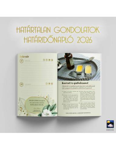 Határtalan gondolatok határidőnapló 2026