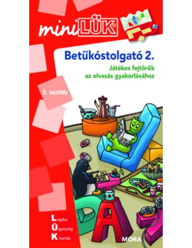 Betűkóstolgató 2. - Mini LÜK - Játékos fejtörők az olvasás gyakolásához LDI211