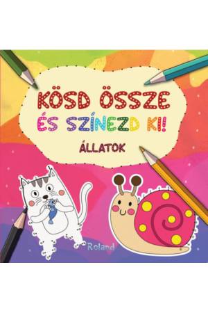 Kösd össze és színezd ki! Állatok
