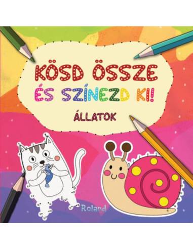 Kösd össze és színezd ki! Állatok