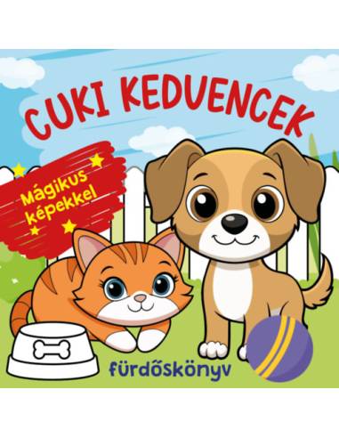 Cuki kedvencek fürdőskönyv - Színváltós, mágikus képekkel
