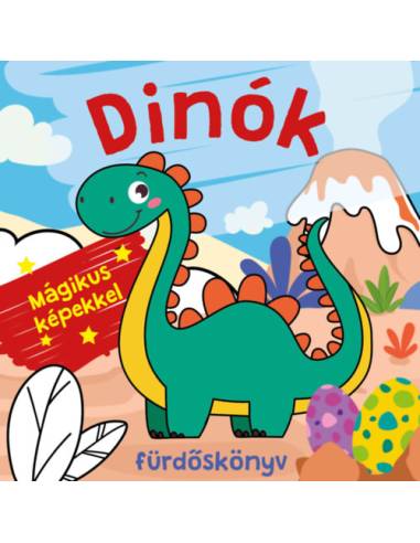 Dinók fürdőskönyv - Színváltós, mágikus képekkel