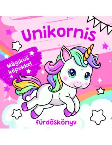Unikornis fürdőskönyv - színváltós, mágikus képekkel