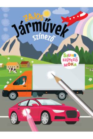 Zajos járművek színező - Szuper színező móka