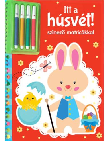 Itt a húsvét! - Színező matricákkal és filctollal