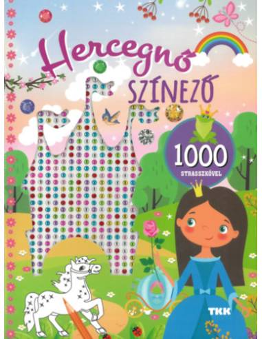 1000 strassz - Hercegnő színező