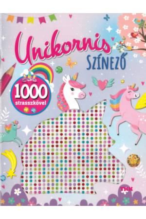 1000 strassz - Unikornis színező