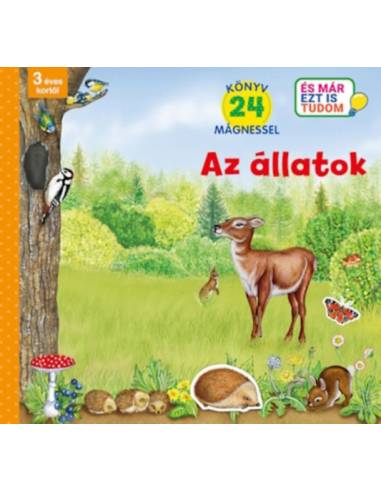 Az állatok - Könyv 24 mágnessel - 3 éves kortól