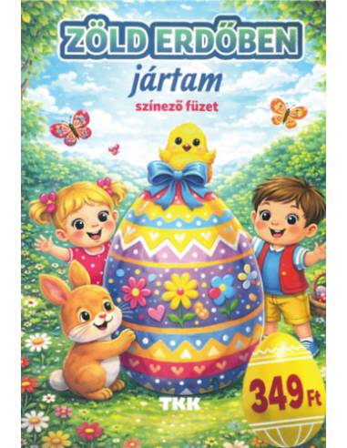 Zöld erdőben jártam színező füzet