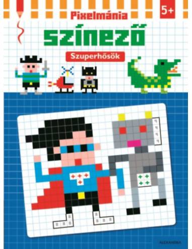 Pixelmánia színező - Szuperhősök