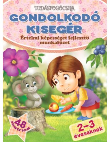 Gondolkodó kisegér - Értelmi képességet fejlesztő munkafüzet 2-3 éveseknek