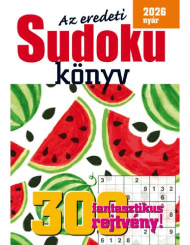 Az eredeti Sudoku KÖNYV 2026 nyár