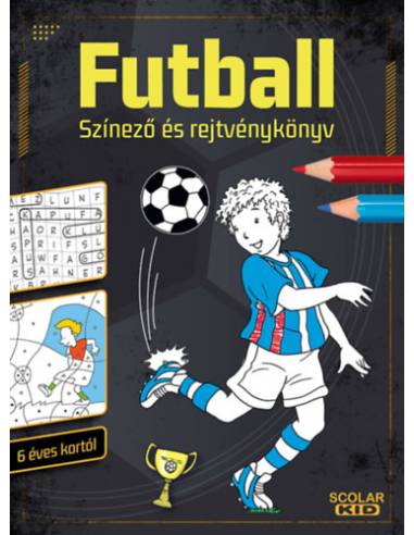 Futball - Színező és rejtvénykönyv