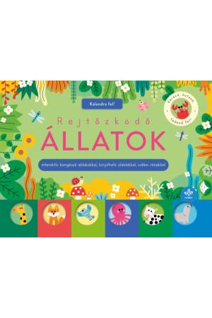 Rejtőzködő állatok - Interaktív böngésző ablakokkal, kinyitható oldalakkal, vidám rímekkel