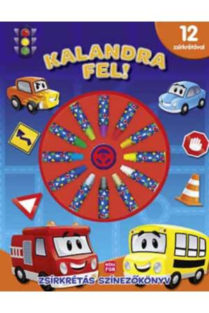 Kalandra fel! Zsírkrétás színezőkönyv
