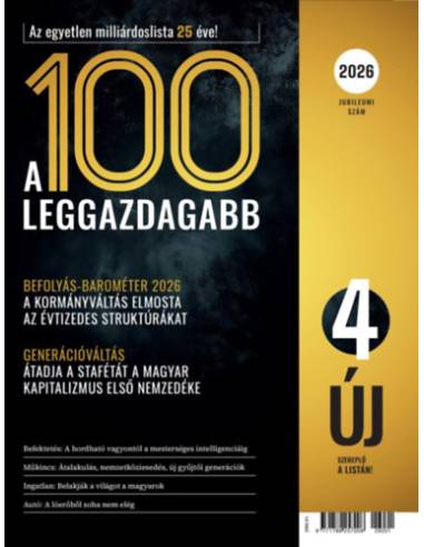 A 100 Leggazdagabb 2026 - Jubileumi szám