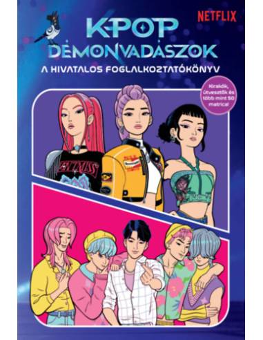 K-pop démonvadászok - A hivatalos foglalkoztatókönyv - Kirakók, útvesztők és több mint 50 matrica!