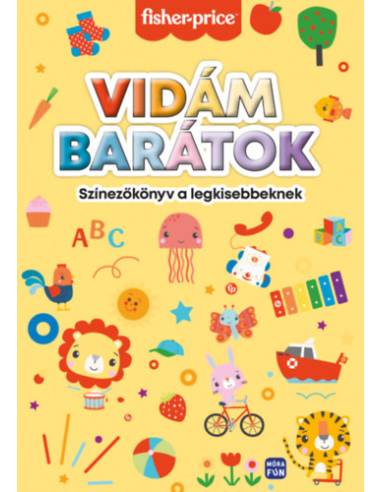 Vidám barátok - Színezőkönyv a legkisebbeknek