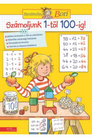 Számoljunk 1-től 100-ig! - Barátnőm, Bori foglalkoztató füzet