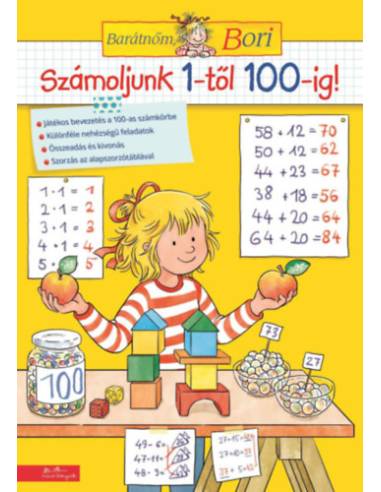 Számoljunk 1-től 100-ig! - Barátnőm, Bori foglalkoztató füzet