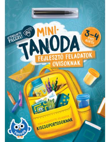 Minitanoda fejlesztő feladatok ovisoknak - 3-4 éves kortól - letörölhető filccel