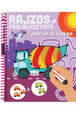 Rajzos foglalkoztató - A járművek világa