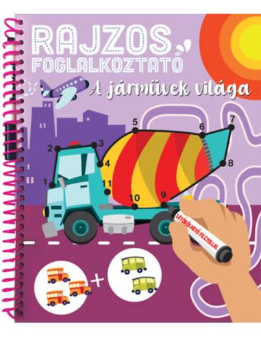 Rajzos foglalkoztató - A járművek világa