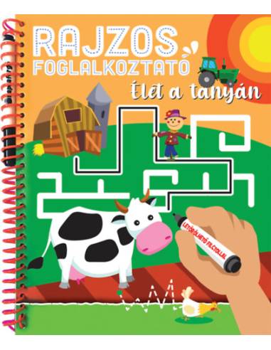 Rajzos foglalkoztató - Élet a tanyán