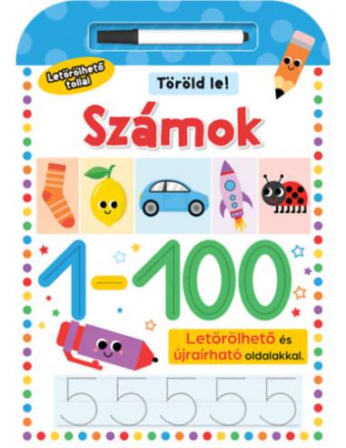 Töröld le - Számok - Letörölhető tollal