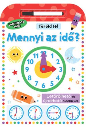 Töröld le - Mennyi az idő? - Letörölhető tollal
