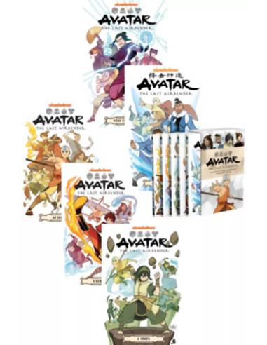 AVATAR - Aang legendája 1-5. (képregény) + Díszdoboz
