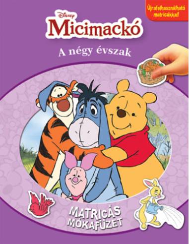 Matricás mókafüzet - Micimackó - A négy évszak