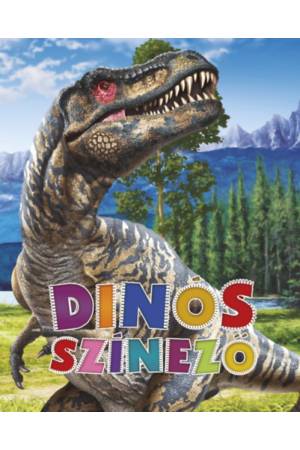 Dinós színező