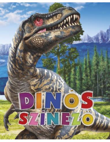 Dinós színező