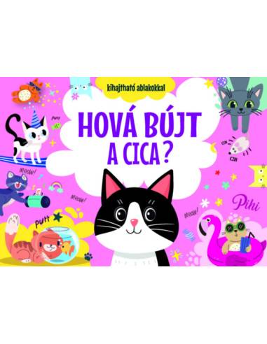 Hová bújt a cica? - Kihajtható ablakokkal