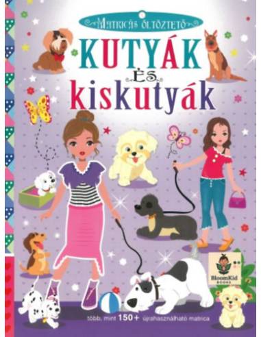 Kutyák és Kiskutyák - Matricás öltöztető